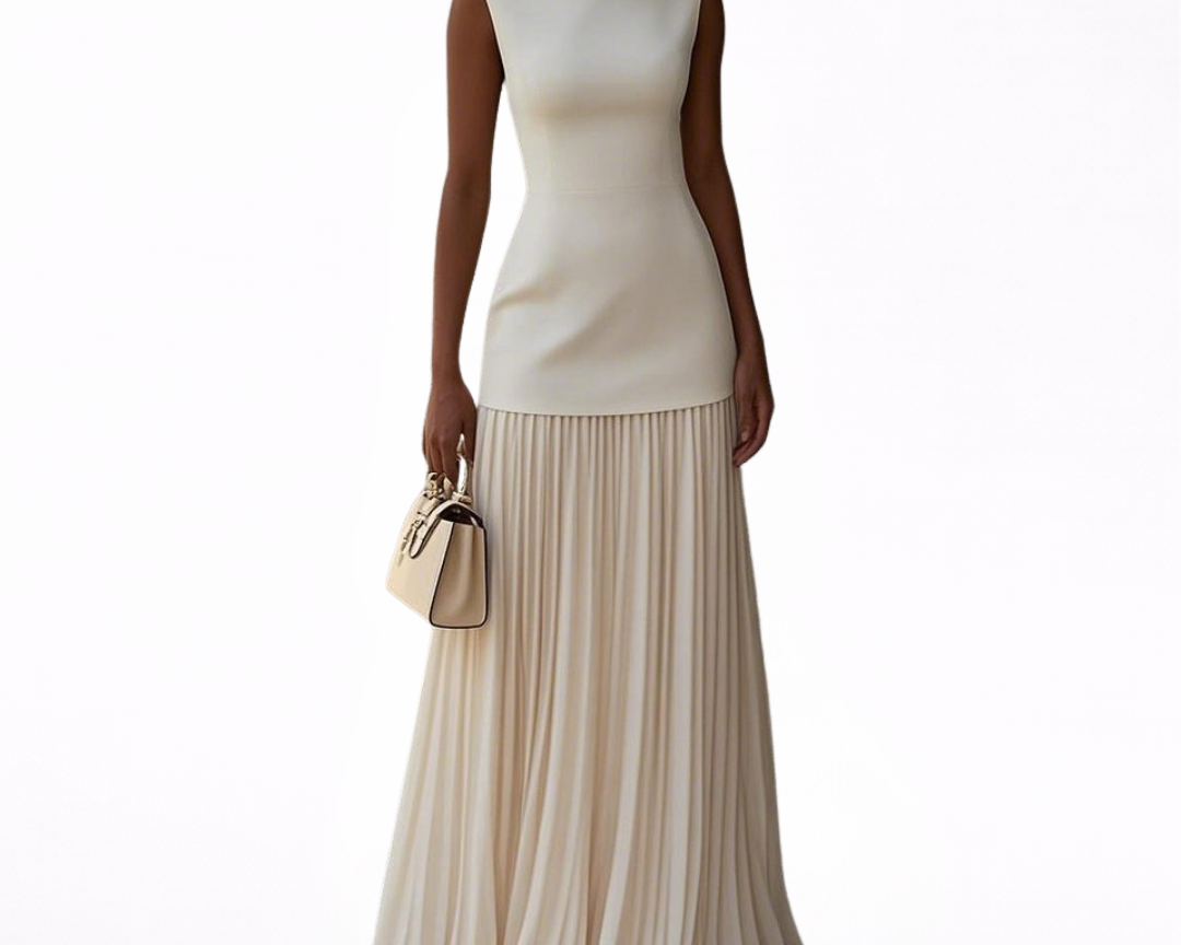 Celeste | Maxi Plisseeritud Kleid