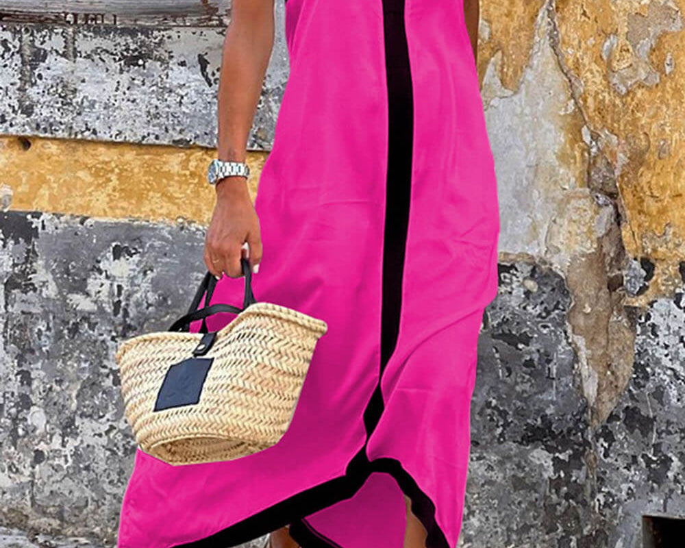 Maxine | Pehme Õlavarreta Maxi Kleid