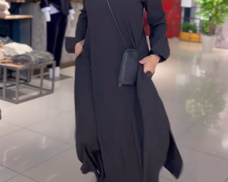 Evie | Retro Vibe Lõdva Istuvuse Maxi Kleid