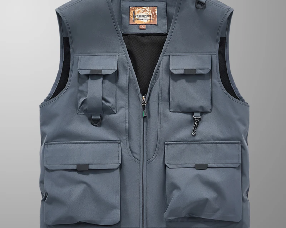 Elias | MULTI-POCKET RESPIRANT GILET