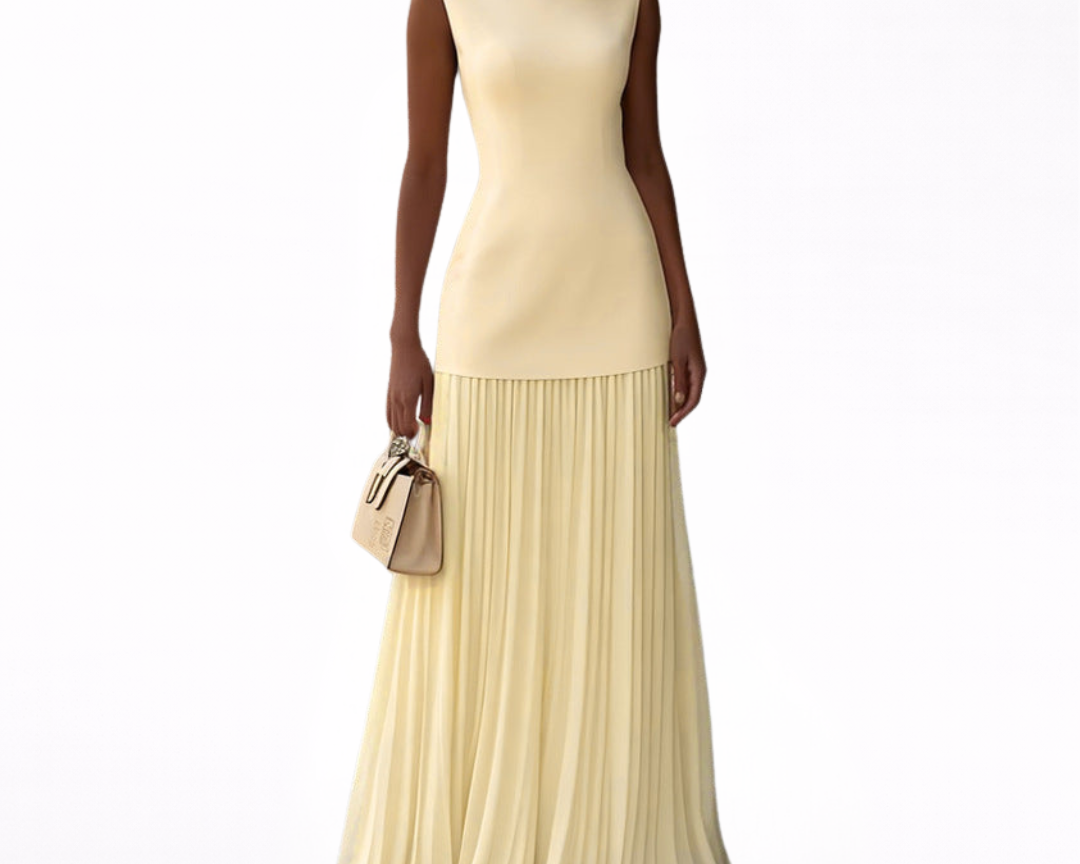 Celeste | Maxi Plisseeritud Kleid