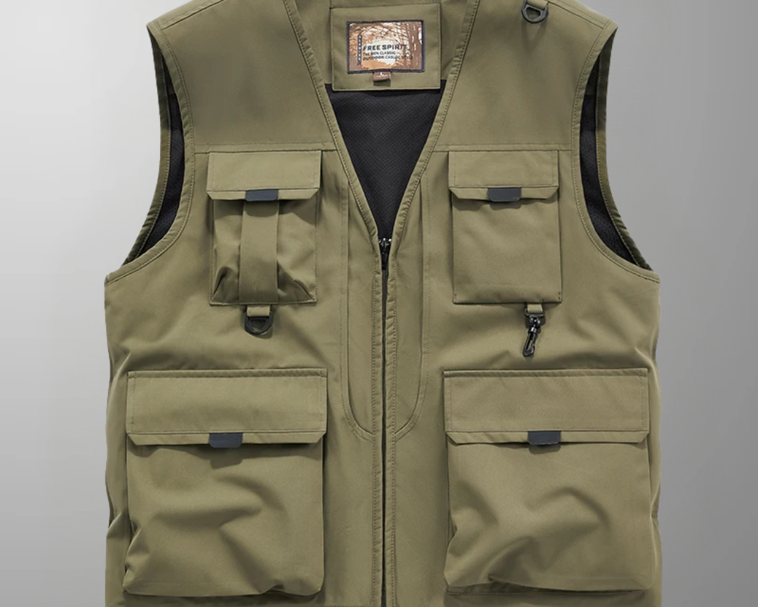 Elias | MULTI-POCKET RESPIRANT GILET