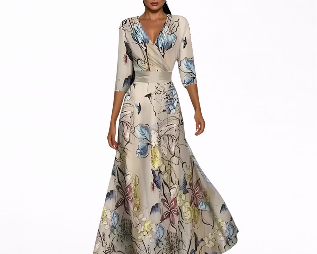 Emilia | Maxi Lilleline Elegantne Kleit