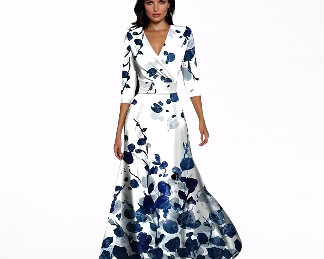 Emilia | Maxi Lilleline Elegantne Kleit