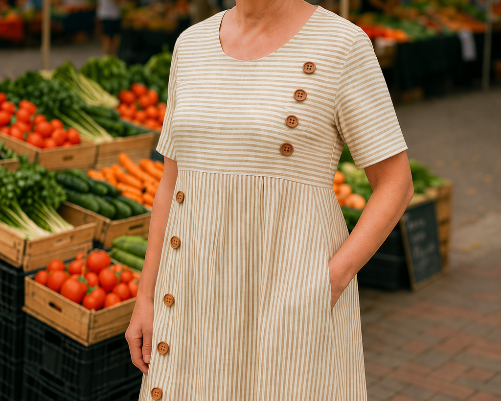 Brienne | Triibuline Midi Kleit