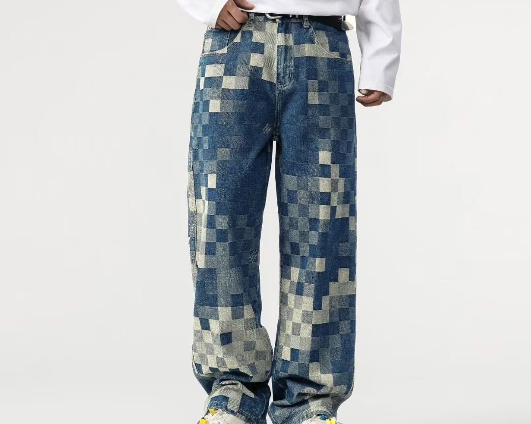 Edvard | Meeste Pixel Efektiga Denim Jean