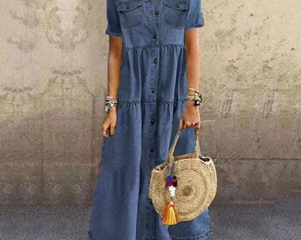 Vibeke | Pehme Denim Kleit