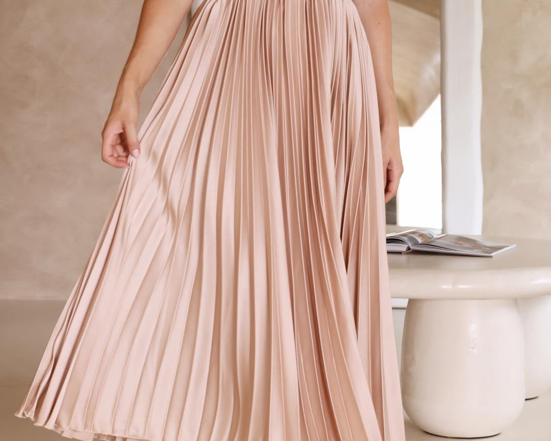 Isla | Elegantne plisseed kleit