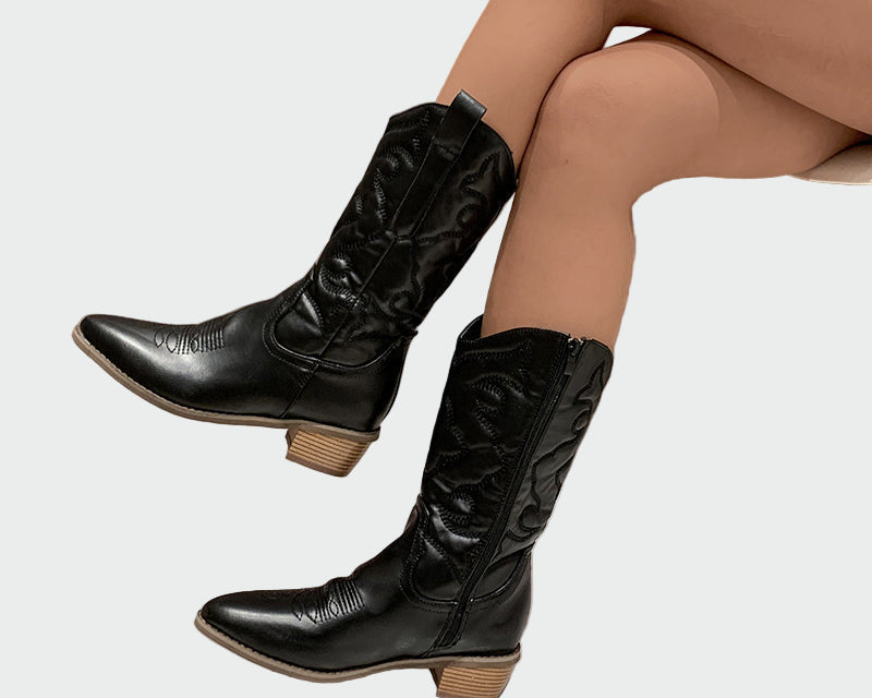 Cvijet | Elegantseid ja mugavaid metallist cowboy saapaid igapäevaseks kandmiseks