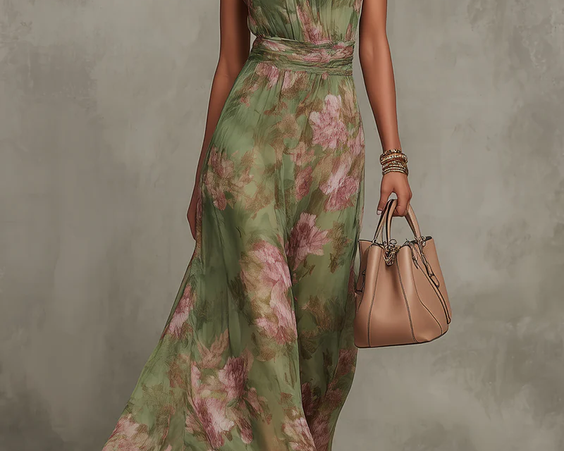 Livia | Maxi Halter Lilleline Kleit