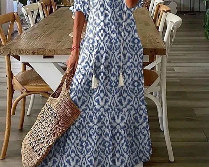 Lana | Figuurile sobiv Boho Maxi Kleid