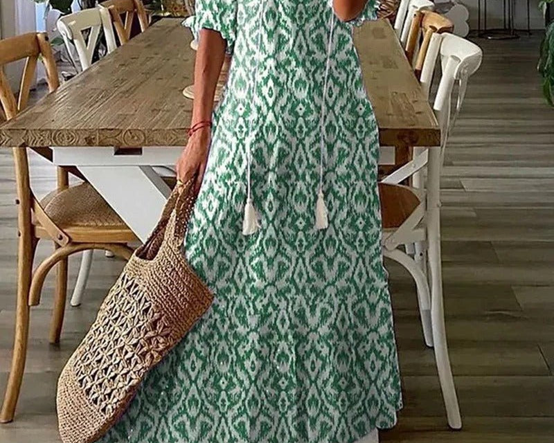 Lana | Figuurile sobiv Boho Maxi Kleid