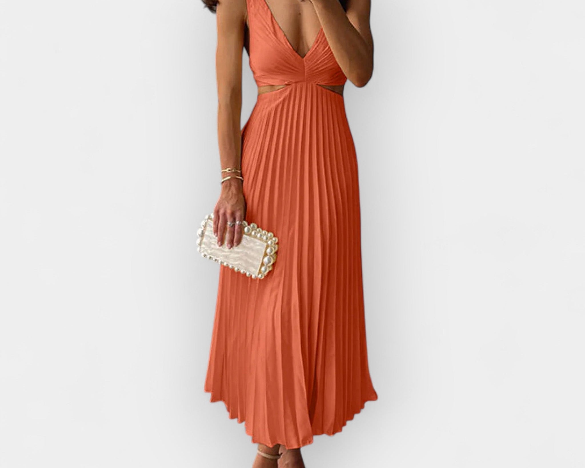 Mila | Satiinist midi kleit