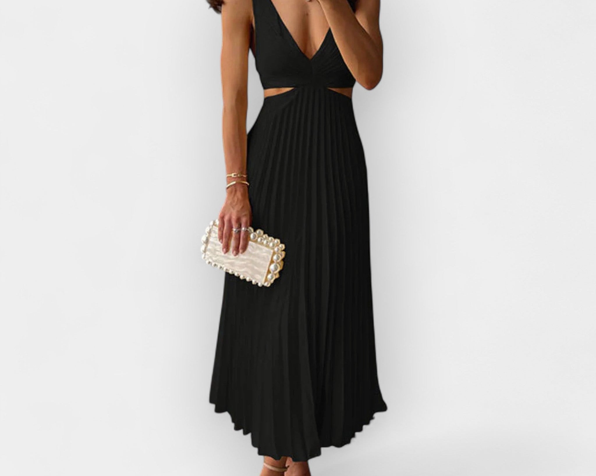 Mila | Satiinist midi kleit